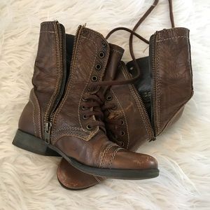 Steve Madden combat boots